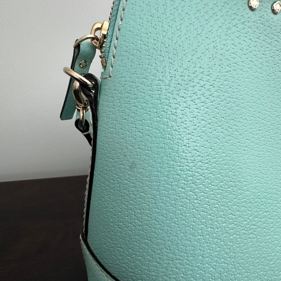 Kate Spade Wellesley Rachelle Satchel Crossbody Mint Green - Picture 9 of 9